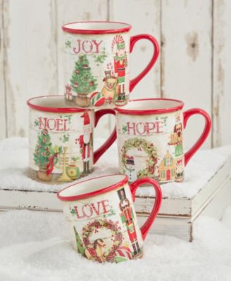 Nutcracker Parade Mugs, Set of 4