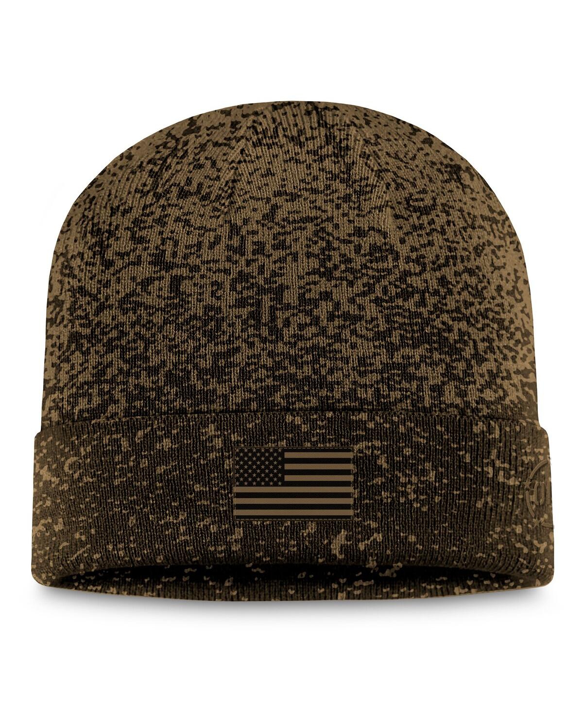 Top Of The World Men'sâ Olive/black Texas A&m Aggies Cuffed Knit Two-tone Hat