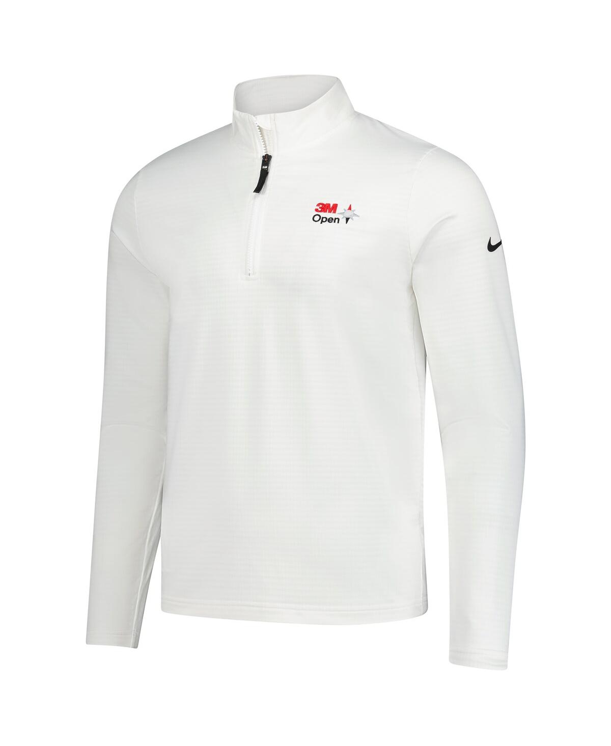 Nike Men's White 3m Open Performance Victory Half-zip Pullover Sweatshirt In White