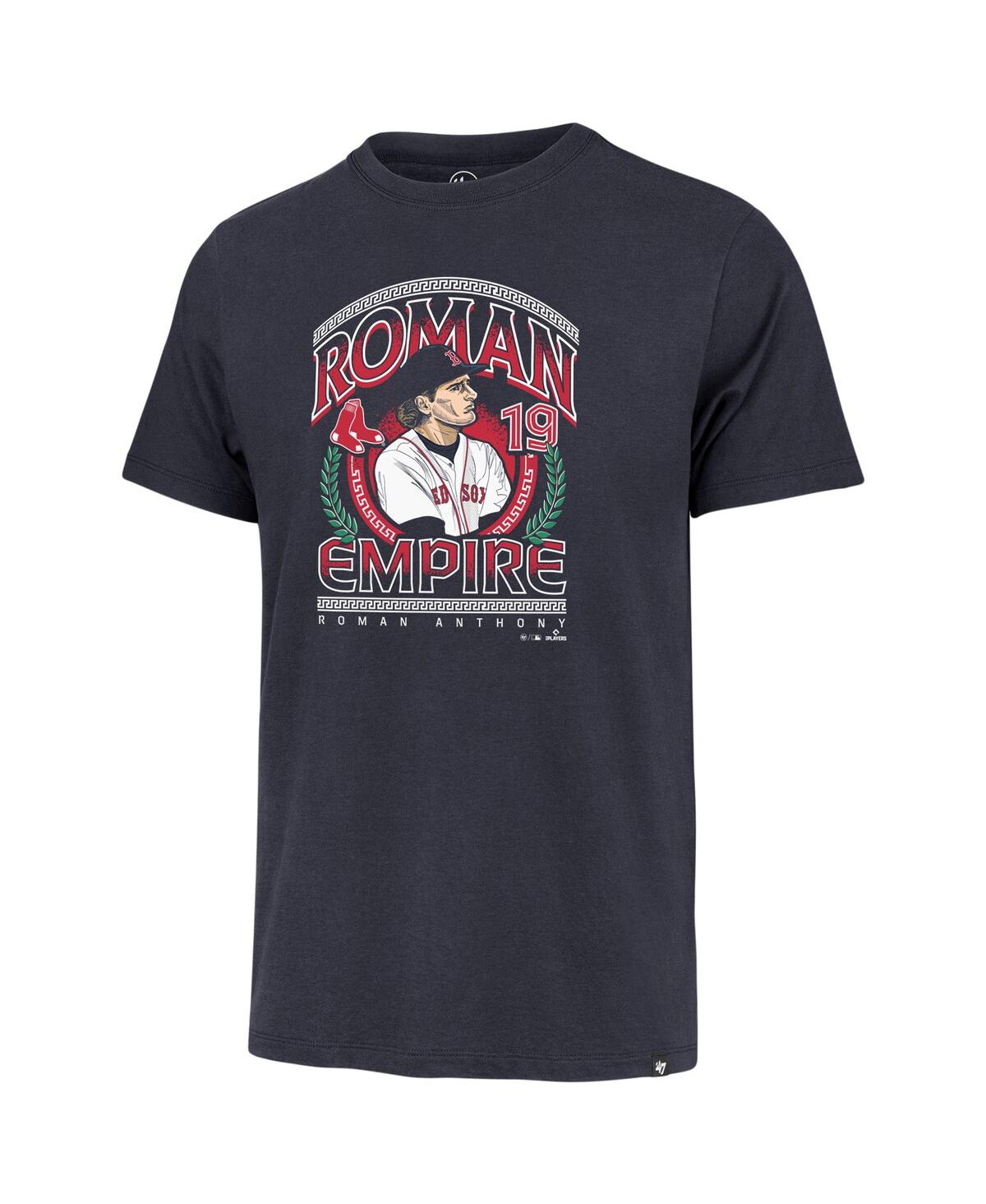 47 Brand Men's Roman Anthony Navy Boston Red Sox Player Graphic T-shirt In Blue