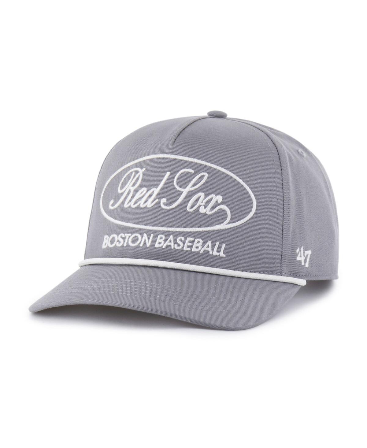 47 Brand Men's Gray Boston Red Sox Foundational Hitch Adjustable Hat In Gray
