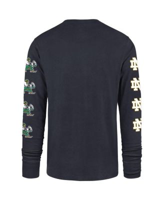 Men's Navy Notre Dame Fighting Irish Go Big Long Sleeve T-Shirt
