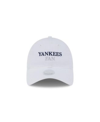 Women's White New York Yankees Team Fan 9TWENTY Adjustable Hat