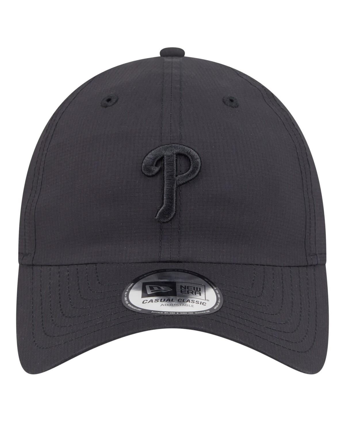 New Era Men's Black Philadelphia Phillies Ripstop Casual Classic Adjustable Hat