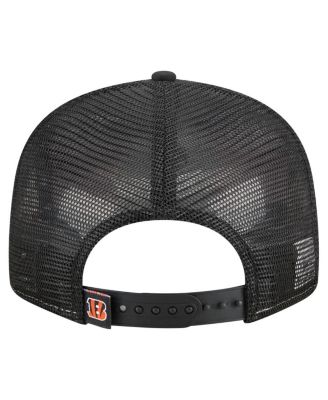 Men's Orange/Black Cincinnati Bengals Outdoor Split Panel 9FIFTY Snapback Hat