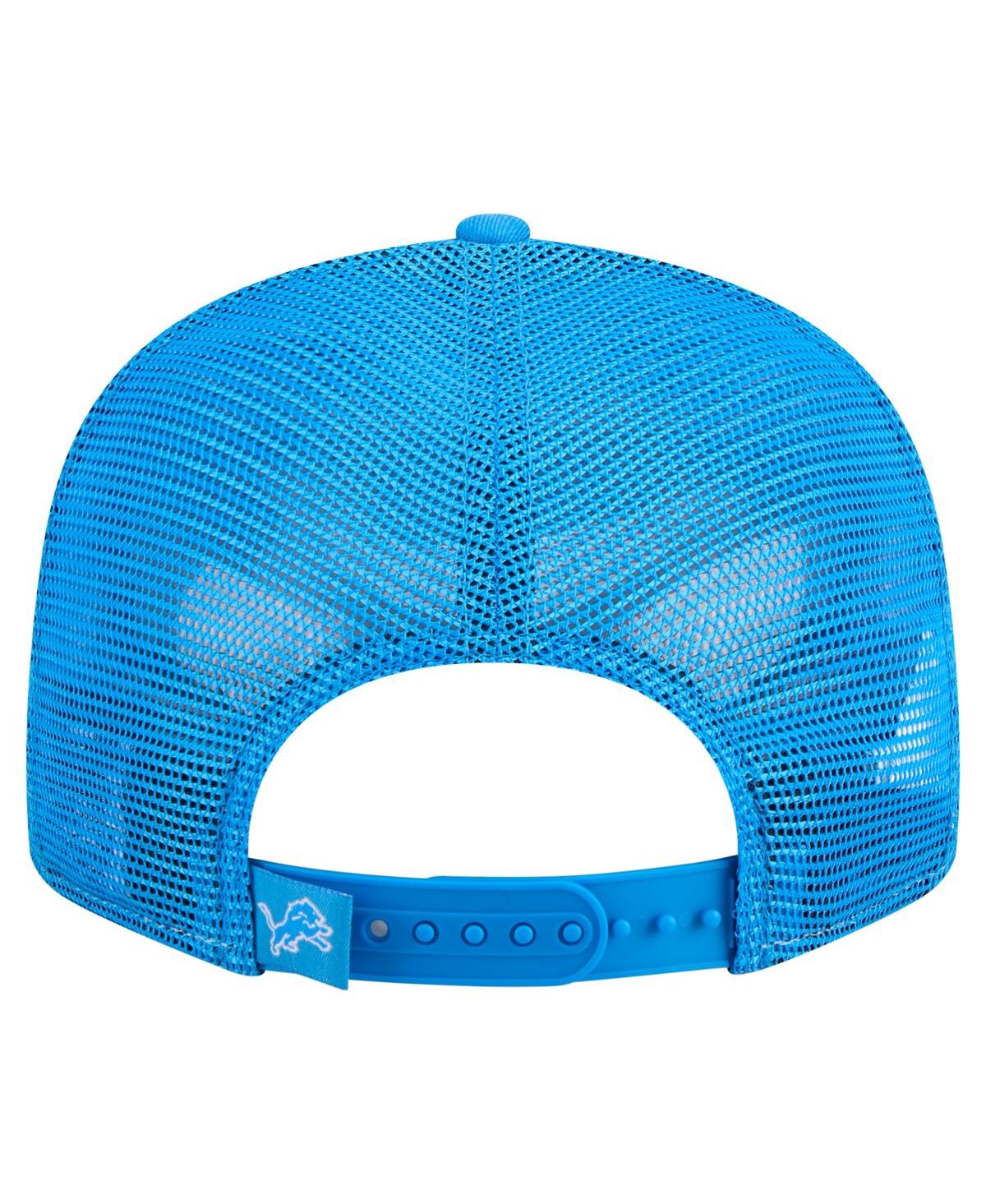 New Era Men's Gray/blue Detroit Lions Outdoor Split Panel 9fifty Snapback Hat In Multi