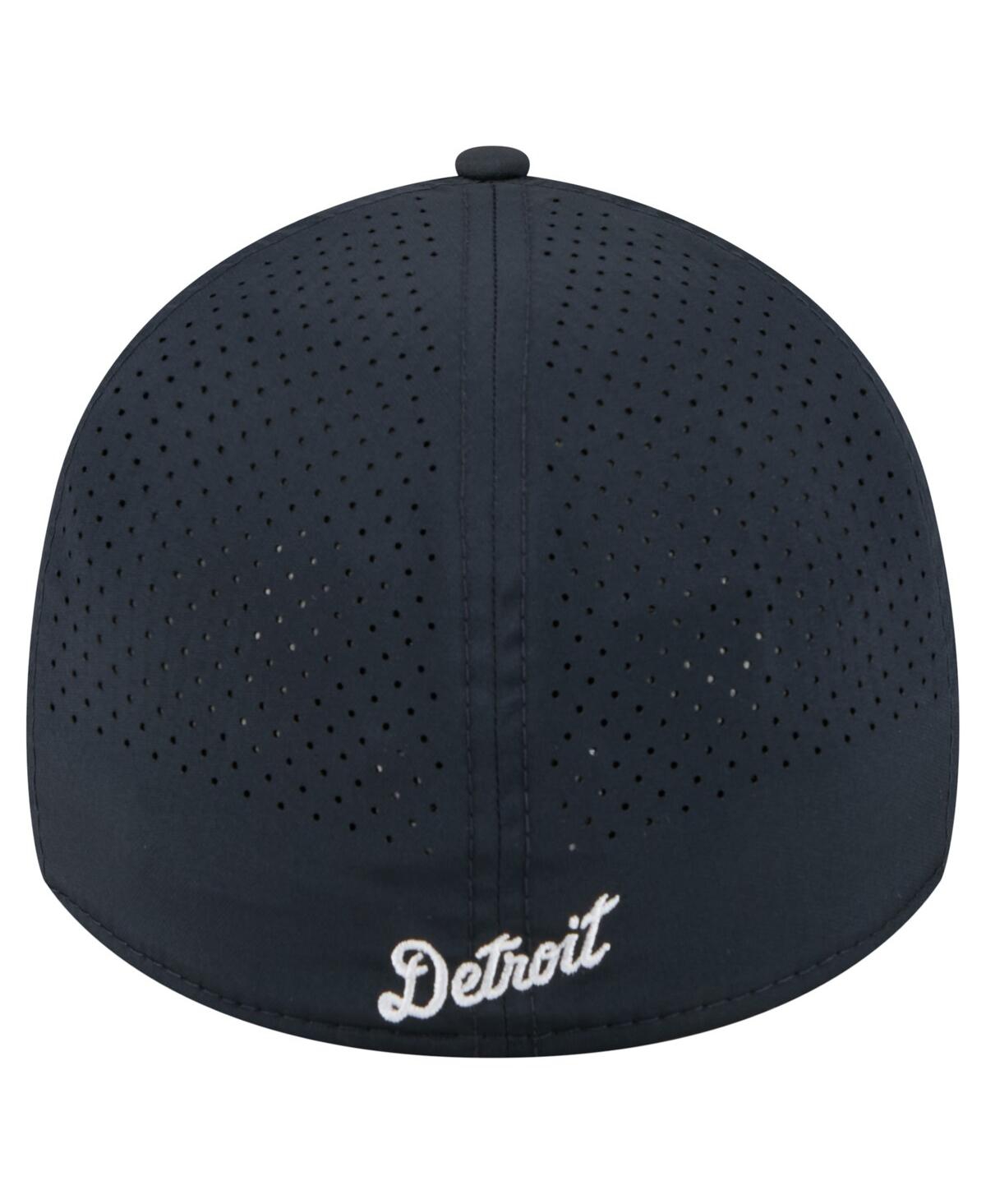 New Era Men's Navy Detroit Tigers 39thirty A-frame Perforated Flex Hat In Blue