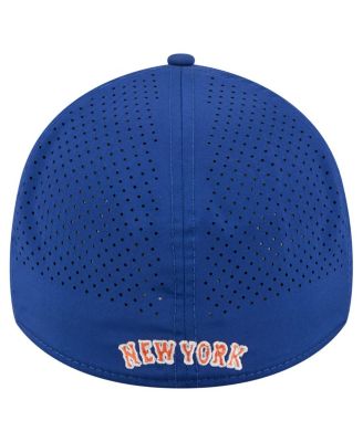 Men's Royal New York Mets 39THIRTY A-Frame Perforated Flex Hat