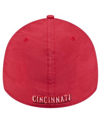 Men's Red Cincinnati Reds Tonal Camo 39THIRTY Flex Hat