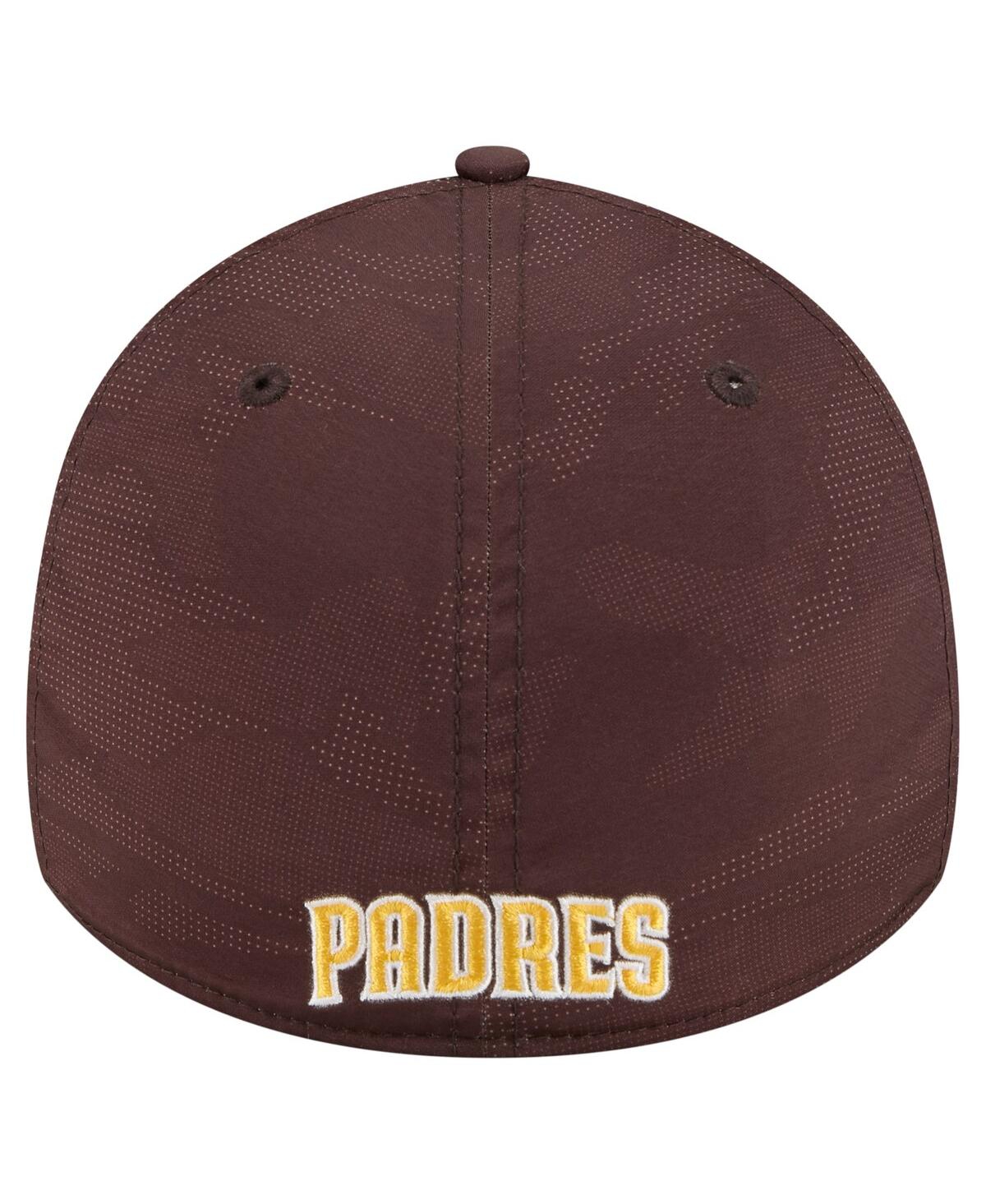 New Era Men's Brown San Diego Padres Tonal Camo 39thirty Flex Hat In Brown