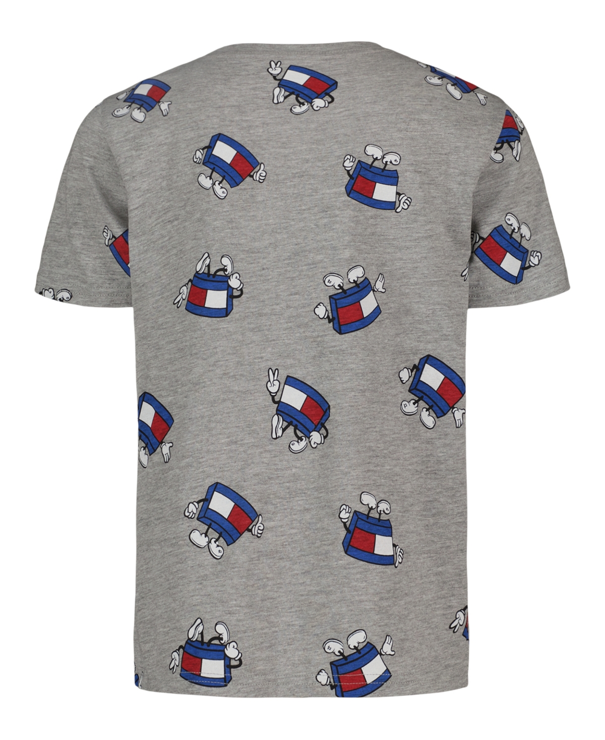Tommy Hilfiger Toddler And Little Boys 2t-7 Mascot Allover Printed T-shirt In Gray