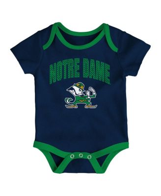 Baby Boys and Girls 3-Pack Notre Dame Fighting Irish All Day Play Bodysuit Set
