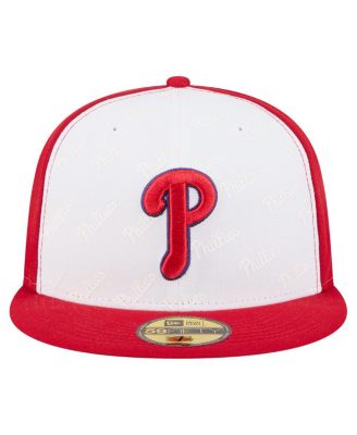 Men's White/Red Philadelphia Phillies Repeat 59FIFTY Fitted Hat