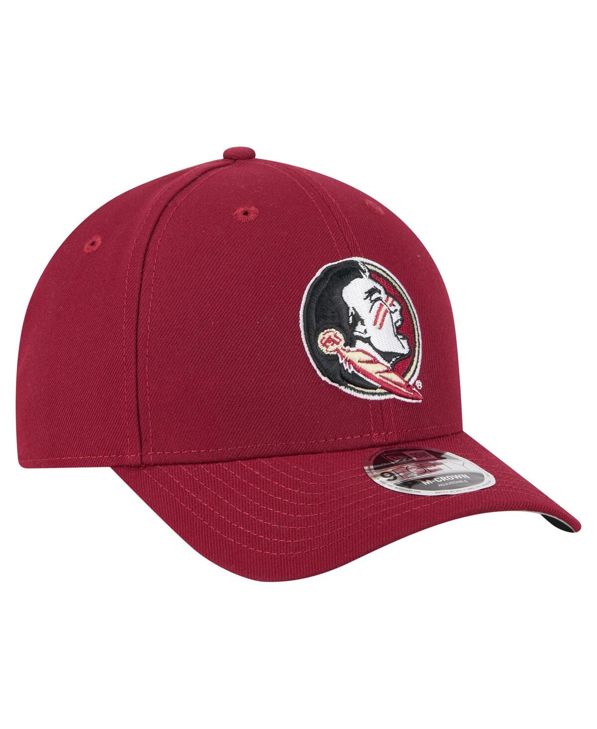 New Era Men's Garnet Florida State Seminoles Team Collective 9forty M-crown Adjustable Hat In Burgundy