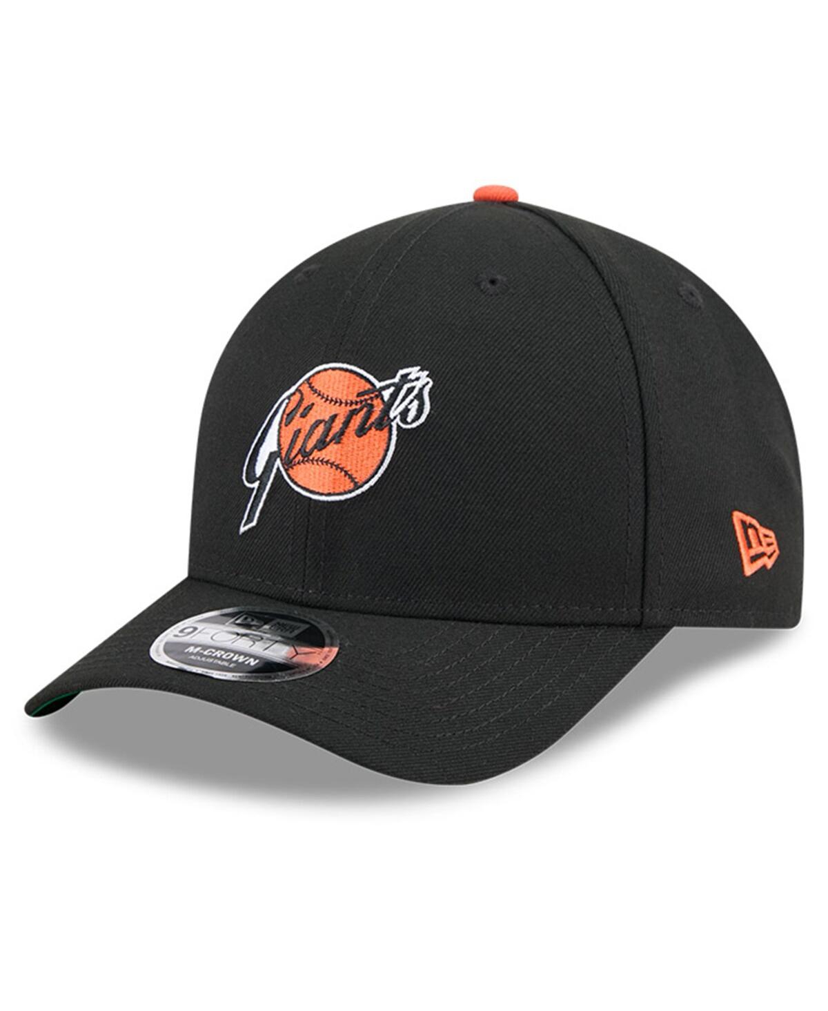 New Era Men's Black San Francisco Giants Baseball Hall Of Fame 9forty M-crown Adjustable Hat In Black