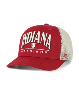 '47 Brand - Men's Crimson Indiana Hoosiers Arid Adjustable Trucker Hat