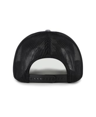 Men's Heather Charcoal Philadelphia Eagles Carbon Rope Trucker Adjustable Hat