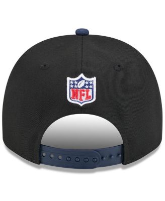 Big Boys and Girls Black/Navy Tennessee Titans 2025 NFL Draft A-Frame 9FIFTY Snapback Hat