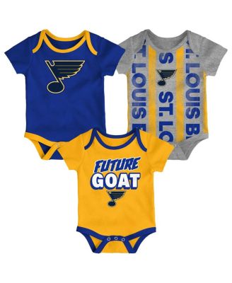 Outerstuff - Newborn 3-Pack St. Louis Blues Loyal Buddies Bodysuit Set