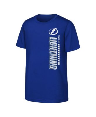 Big Boys and Girls Blue Tampa Bay Lightning Atmosphere T-Shirt
