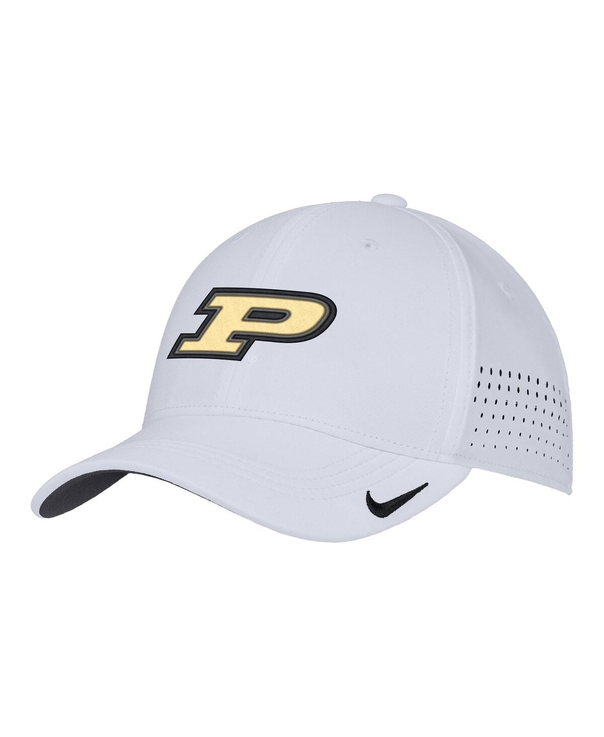 Nike Men's White Purdue Boilermakers 2025â On-field Performance Flex Hat In White