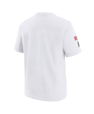 Big Boys and Girls White New York Jets 2024 Salute To Service T-Shirt