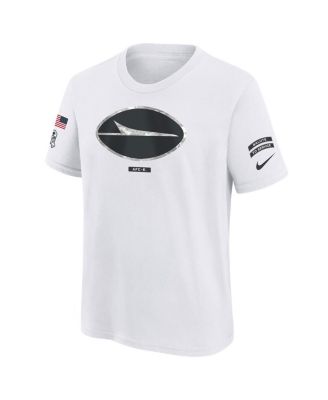 Big Boys and Girls White New York Jets 2024 Salute To Service T-Shirt