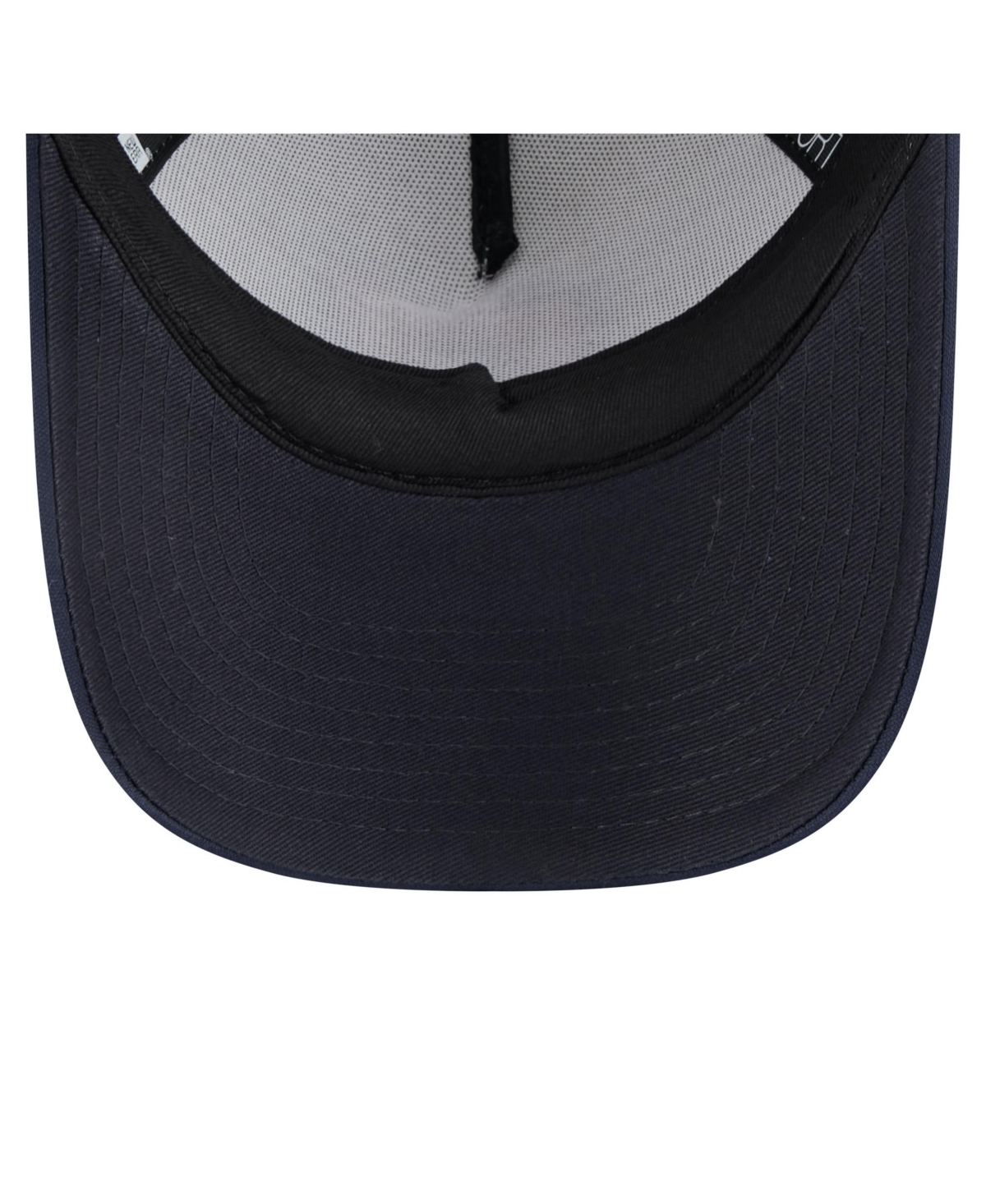 New Era Toddler White/navy Cleveland Guardians Painted A-frame 9forty Trucker Adjustable Hat In Blue