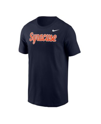 Men's Navy Syracuse Orange Script T-Shirt