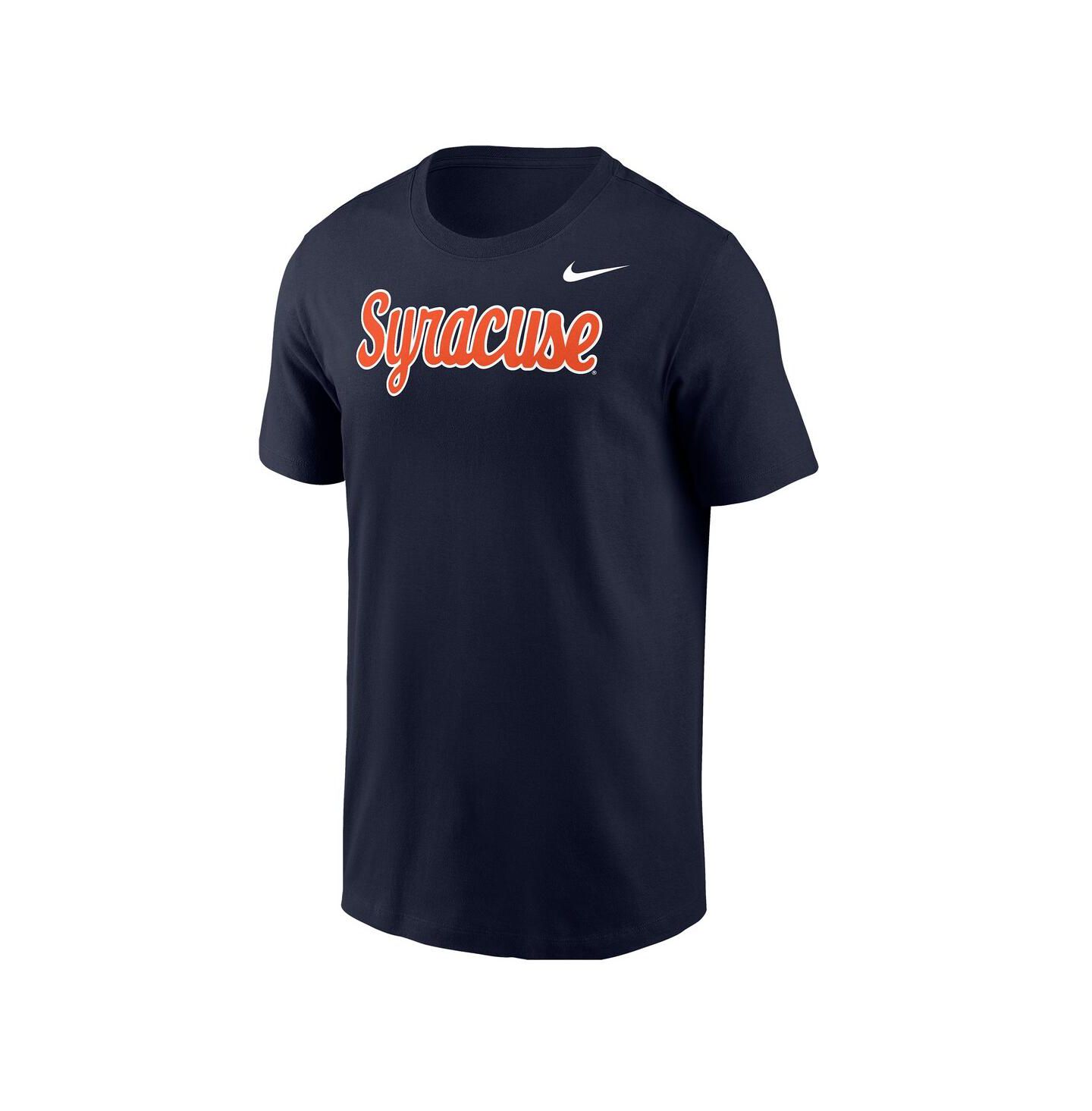 Мужская футболка Nike Navy Syracuse Orange Script — фото 3