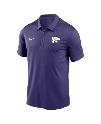 Men's Purple Kansas State Wildcats Victory Solid Performance Polo Shirt