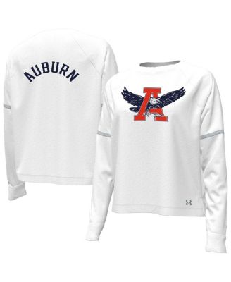 Under Armour - Women's White Auburn Tigers Gameday Double Knit Pullover Sweatshirt