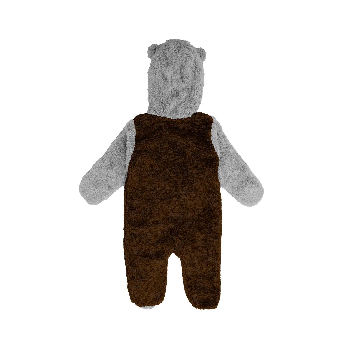 Outerstuff Baby Boys and Girls Brown Cleveland Browns Game Nap Teddy Fleece Bunting Full-Zip Sleeper — фото 2
