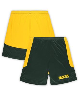 Fanatics - Men's Green/Gold Green Bay Packers Big Tall Launch Shorts
