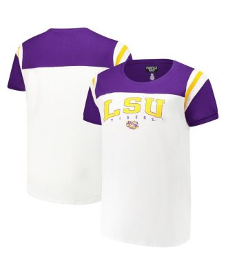 Fanatics - Women's White LSU Tigers Plus Size Winning Gear T-Shirt