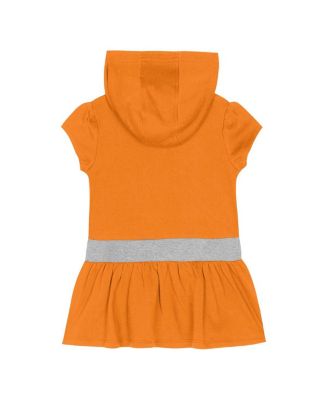 Girls Toddler Tennessee Orange Tennessee Volunteers Team Love French Terry Hoodie Dress