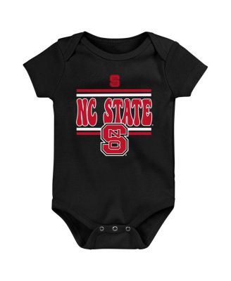 Newborn 3-Pack Red NC State Wolfpack Sunday Comics Bodysuit Set