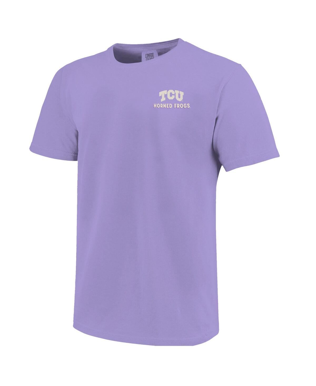Image One Big Boys And Girls Purple Tcu Horned Frogs Local Campus Scene T-shirt In Purple