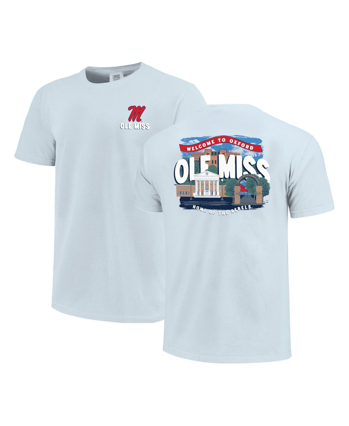 Image One Big Boys And Girls Light Blue Ole Miss Rebels Local Campus Scene T-shirt In Blue