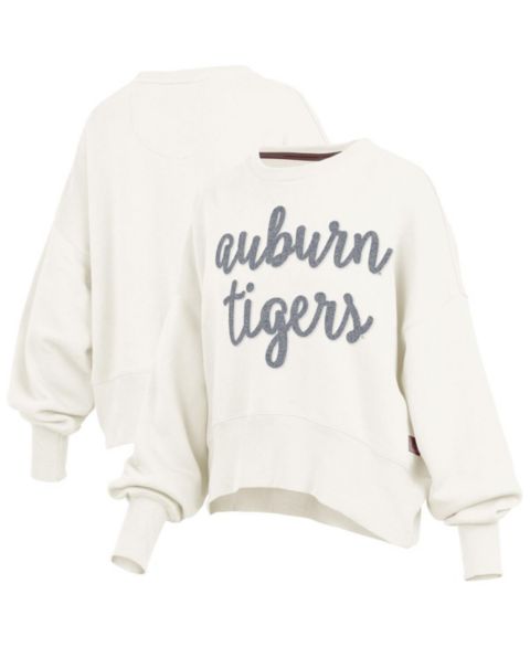 Женский оверсайз-свитшот Pressbox Auburn Tigers Chelsea, кремовый