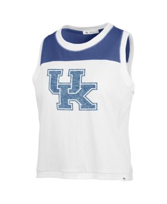Women's White Kentucky Wildcats Premier Zoey Waist Length Tank Top