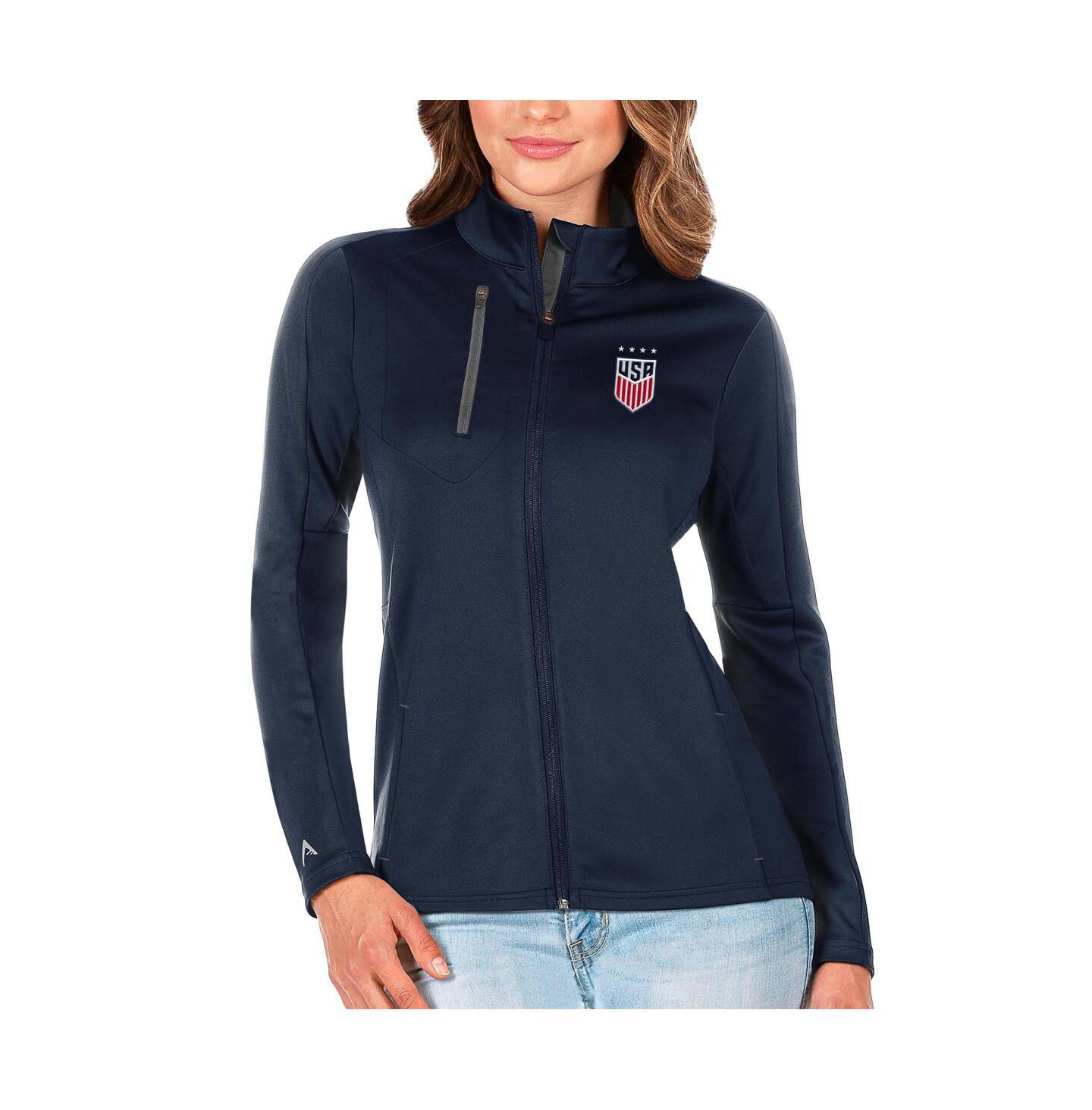 Женская куртка Antigua Navy Uswnt Generation Full-Zip — фото 1