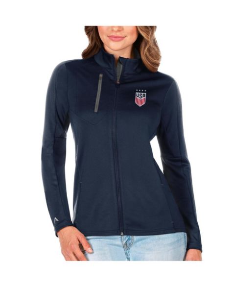 Женские куртки Antigua Women's Navy USWNT Generation Full-Zip Jacket