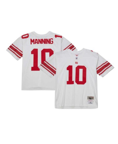 Мужское джерси Mitchell & Ness Eli Manning New York Giants Legacy, реплика, White