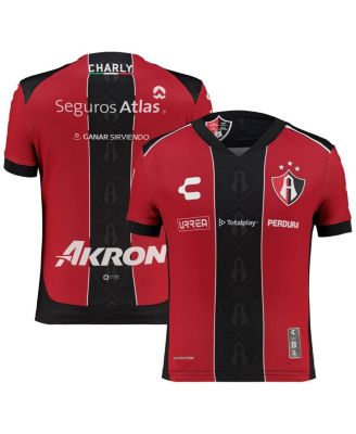 Charly - Big Boys and Girls Red Club Atlas 2025/26 Home Authentic Jersey