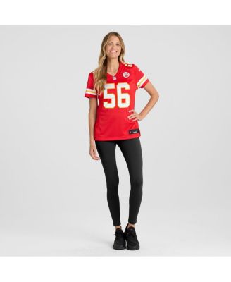 Women's George Karlaftis Red Kansas City Chiefs Game Player Jersey