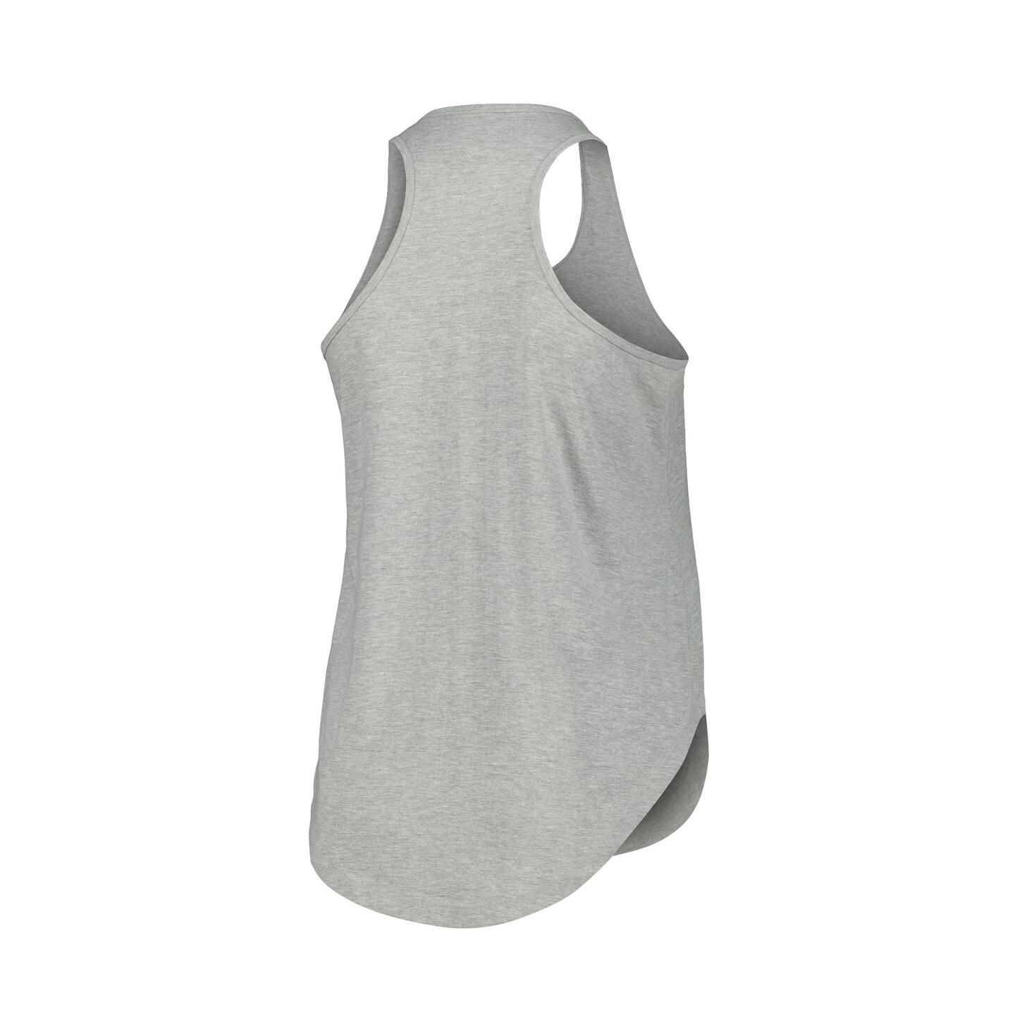 Женский топ Profile Heather Gray Kentucky Wildcats Arch Logo Racerback Scoop Neck — фото 2