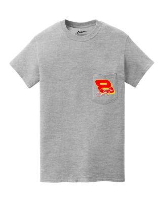 Men's Heather Gray Dale Earnhardt Jr. Sun Drop 8 Camaro Pocket T-Shirt