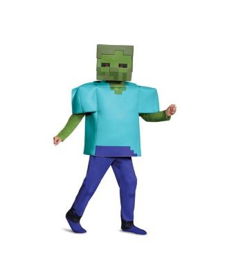 Disguise - Big Boys and Girls Zombie Minecraft Zombie Deluxe Costume