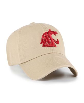 Men's Khaki Washington State Cougars Clean Up Adjustable Hat